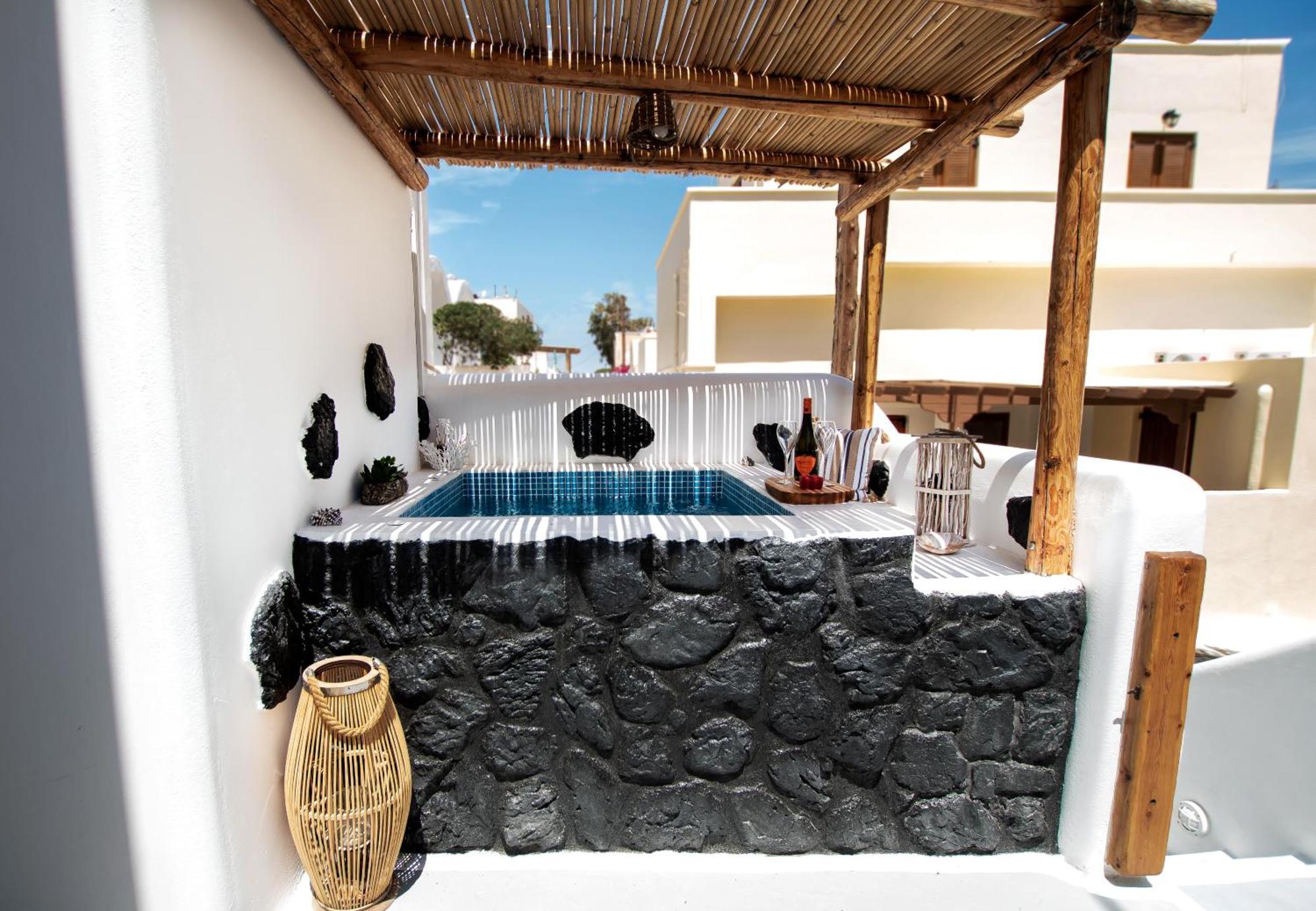 Asera Suites - Prive Jacuzzi Kamari  Luaran gambar